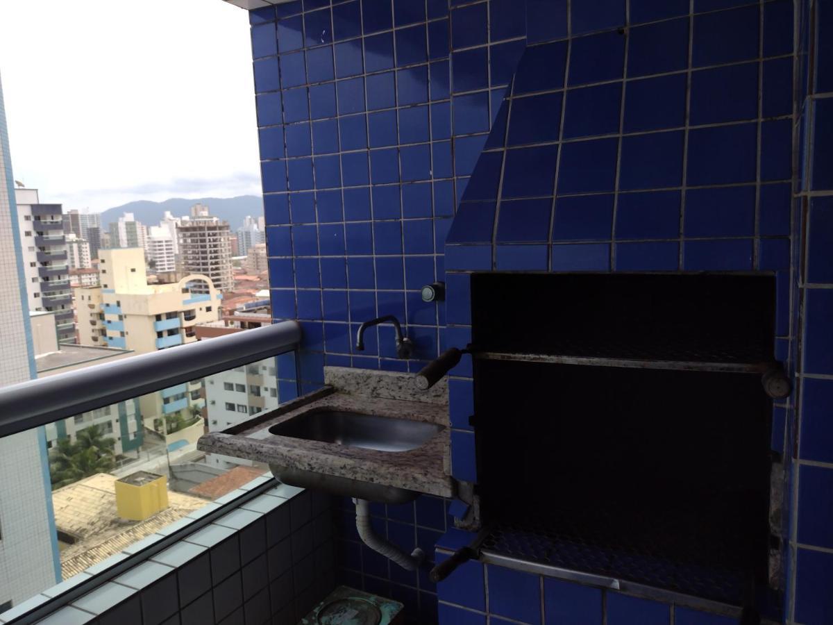 Belo Apartamento Com Vistas Para O Mar - Pe Na Areia - Churrasqueira Na Varanda Praia Grande  Ngoại thất bức ảnh